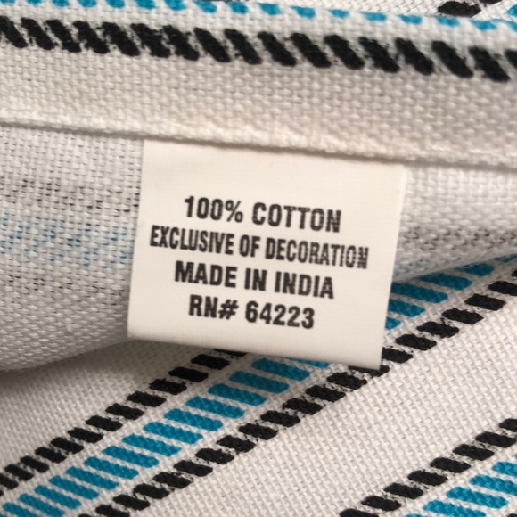 NWT Monogram R guest towels with shells - Picture 4 of 4